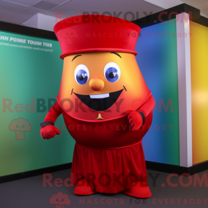 Disfraz de mascota Red Pot...