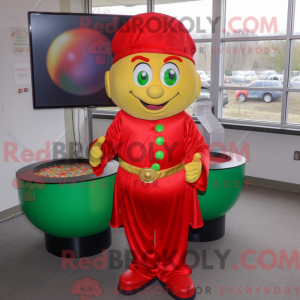 Postava maskota Red Pot Of...