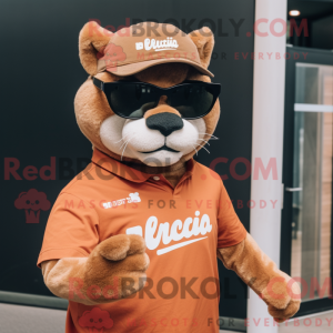 Rust Puma maskot drakt...