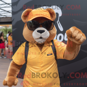 Rust Puma maskot drakt...