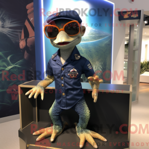 Disfraz de mascota Navy...