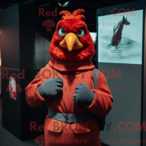 Maskotka Maroon Rooster z...