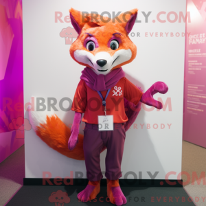 Disfraz de mascota Magenta...