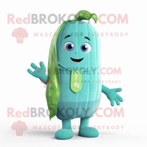 Cyan Zucchini maskot...