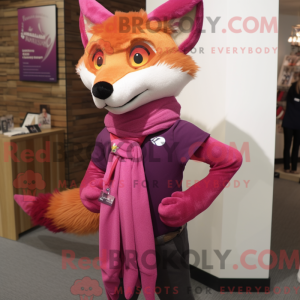 Disfraz de mascota Magenta...