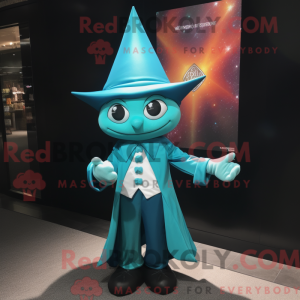 Turquoise Magician mascot...