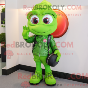 Disfraz de mascota de Green...