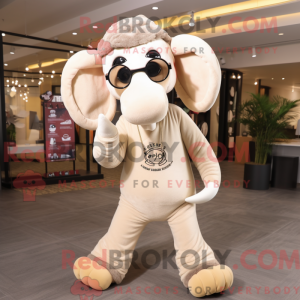 Disfraz de mascota mamut...