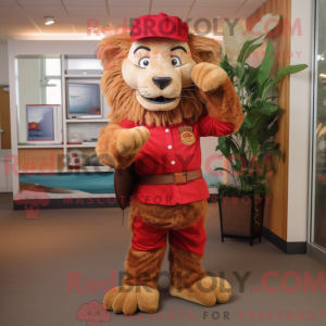 Red Lion-maskotdraktfigur...