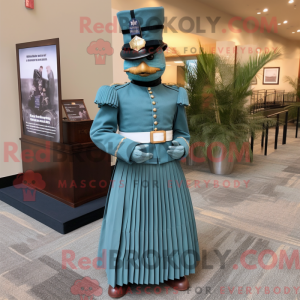 Teal Civil War Soldier...