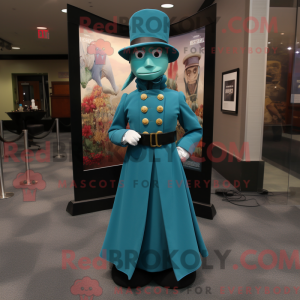 Blågrøn Civil War Soldier...