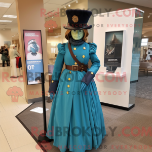 Blågrøn Civil War Soldier...