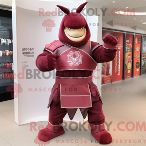 Maroon Samurai maskot...