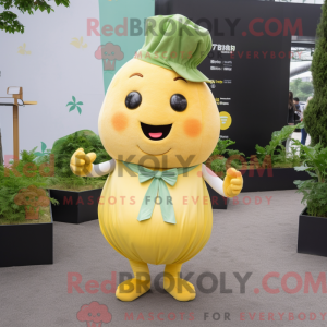 Mascotte de navet jaune...