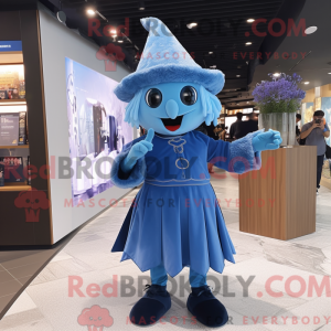 Sky Blue Witch maskot...