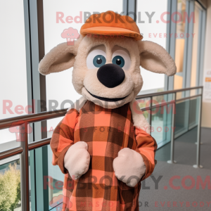 Peach Ram mascottekostuum...