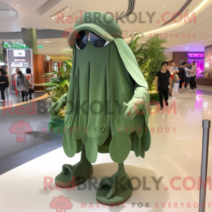 Oliven Jellyfish maskot...