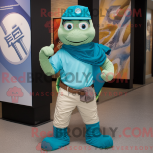 Postava maskota Teal Sea...