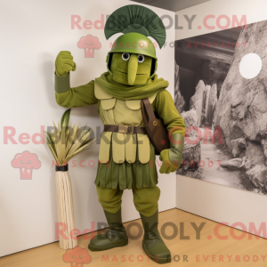 Postava maskota Olive...
