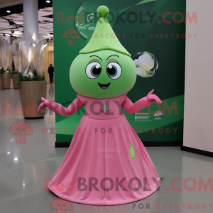 Olive Pink maskot kostume...