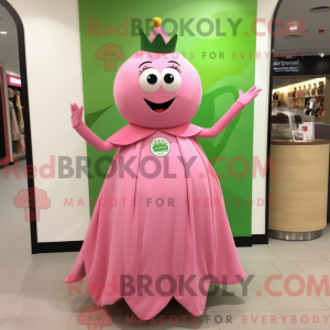 Olive Pink mascot costume...