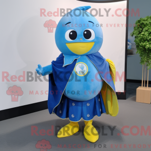 Blue Lemon mascottekostuum...