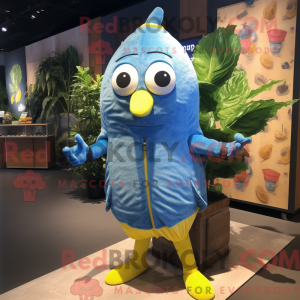 Blue Lemon mascottekostuum...