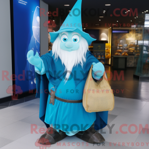 Cyan Wizard Maskottchen...