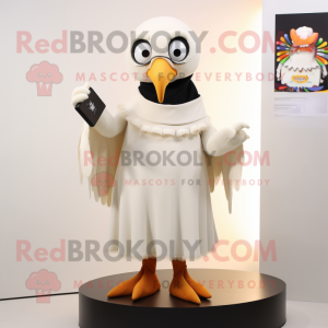 Cream Crow maskot kostume...