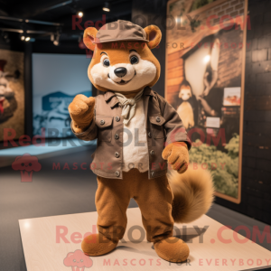 Rust Marten maskot drakt...