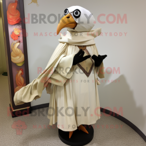 Cream Crow maskot kostume...
