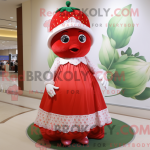 Jordbær maskot kostume...