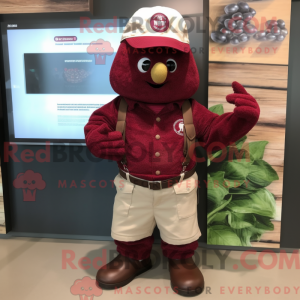 Personaggio mascotte Maroon...