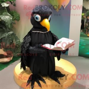 Black Parrot mascot costume...