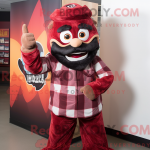 Personaggio mascotte Maroon...