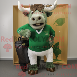 Forest Green Bull maskot...