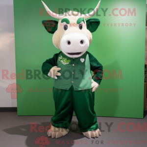 Forest Green Bull mascot...