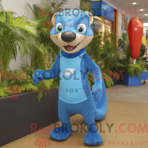 Blue Mongoose mascot...