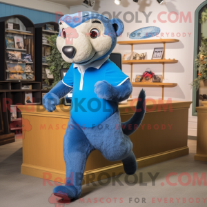 Máscara azul Mongoose com...