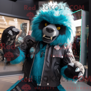 Turquoise luiaardbeer...