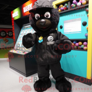 Fantasia de mascote de Black Candy Box com macacão e gorros - Mascotes de caixa de doces - REBROKO_315097 - RedBrokoly.com