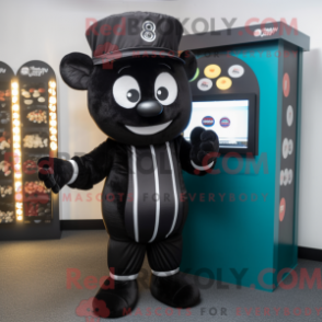 Fantasia de mascote de Black Candy Box com macacão e gorros - Mascotes de caixa de doces - REBROKO_315099 - RedBrokoly.com