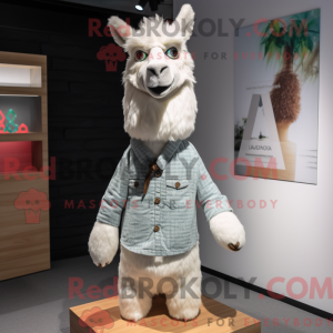 Lamamaskotdraktfigur kledd...