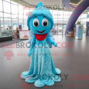 Disfraz de mascota Sirena...
