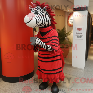 Figura de máscara de zebra...