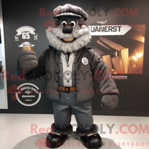 Gray Guinness mascot...