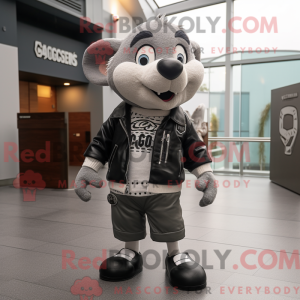 Gray Guinness mascot...