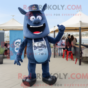 Navy Bbq Ribs mascot...