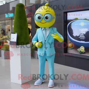 Cyan Lemon Maskottchen...