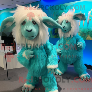 Turkis angora ged maskot...